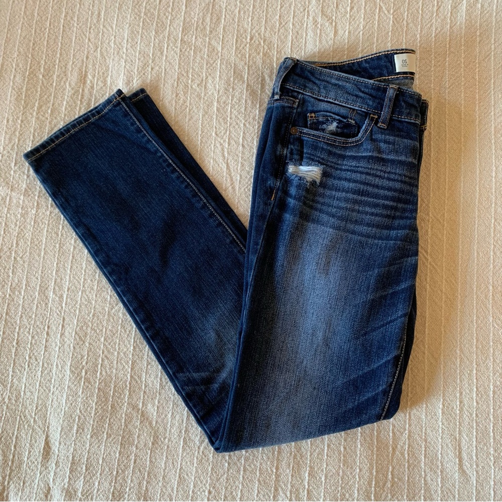 Y2K A&F Riptide Distressed Low Rise Skinny Jeans - Picture 5 of 10
